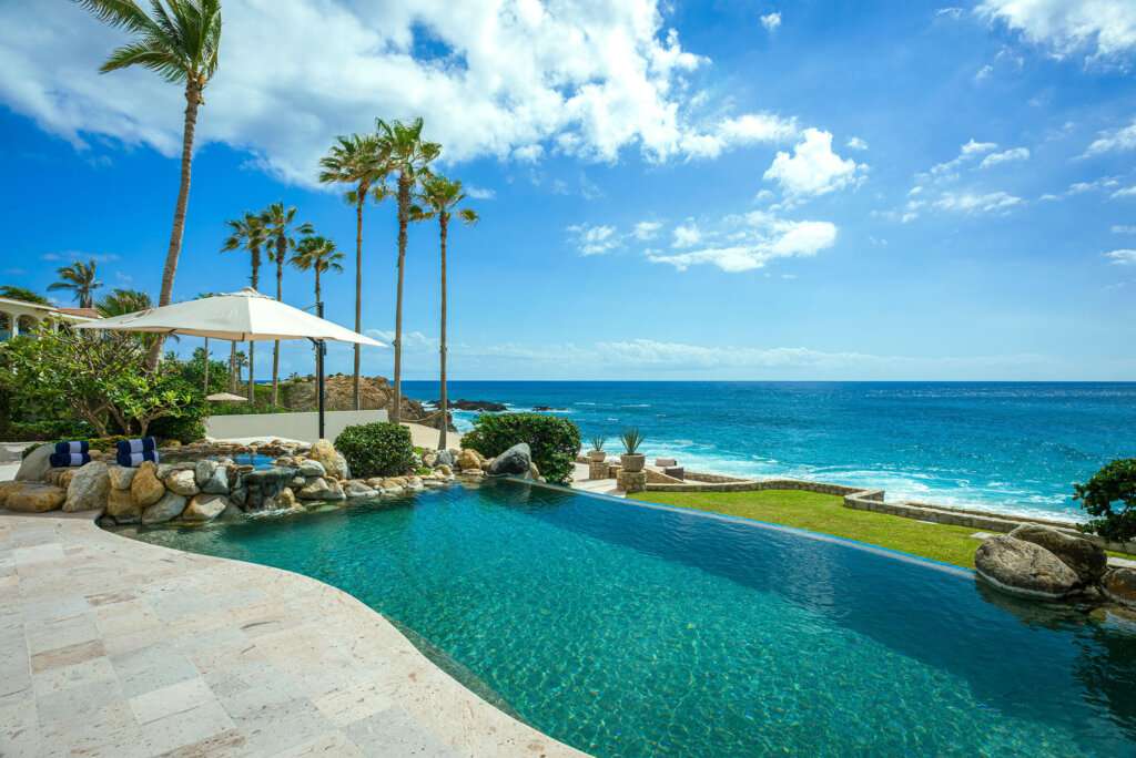 Cabo Luxury Palmilla Sur Exceptional oceanfront residence located in the prestigious community of Palmilla Sur. This beautifully appointed home features 5 bedrooms, 5 full bathrooms, and 2 half bathrooms, offering stunning ocean for sale