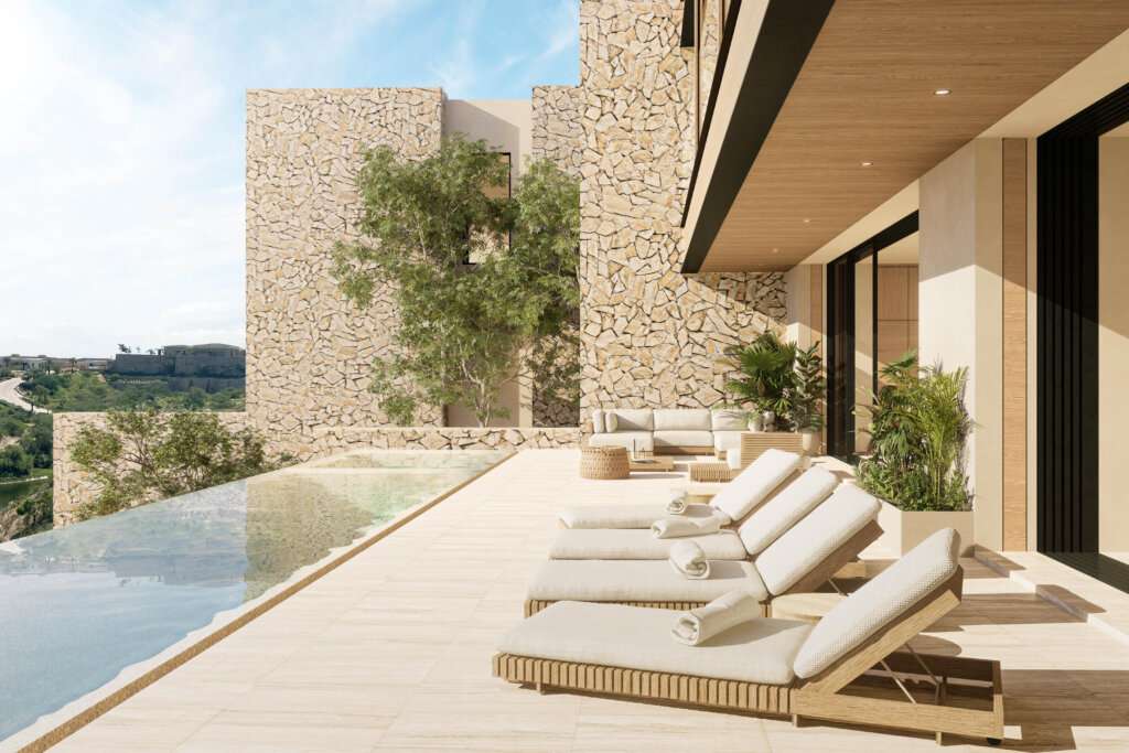 Cabo Luxury Section 13- El Lago El Lago features 16 single-family villas with vertical living layouts of two and three levels, maximizing for sale