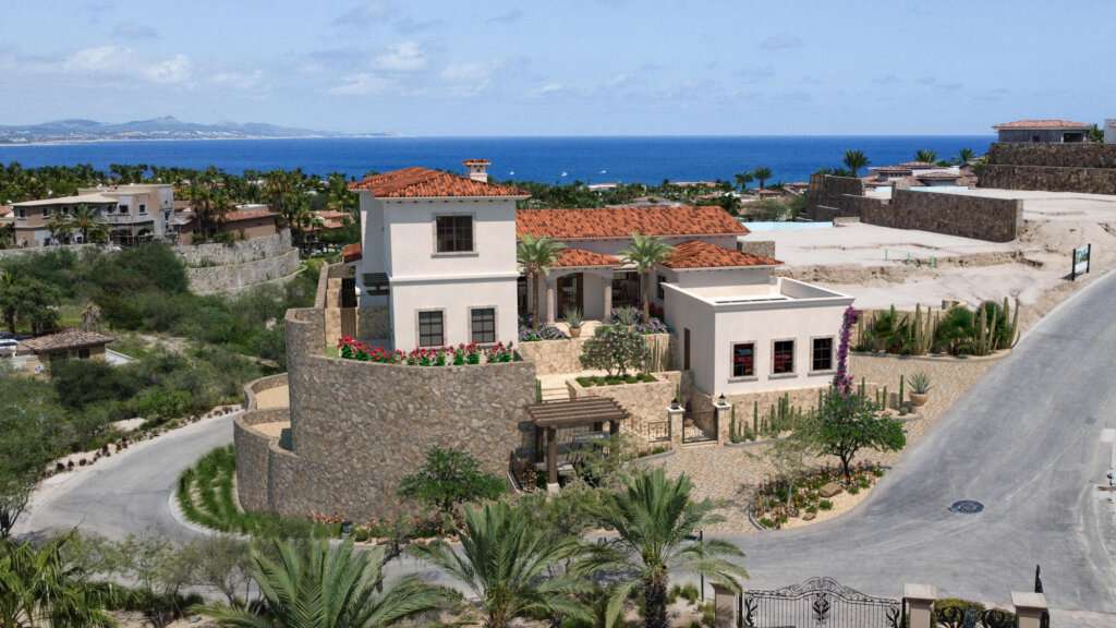 Cabo Luxury Espiritu Del Mar This two story home is located within the exclusive gated community of Espiritu. The entrance surrounded by the interior courtyard will welcome you home; at the lower level a mesmerizing for sale