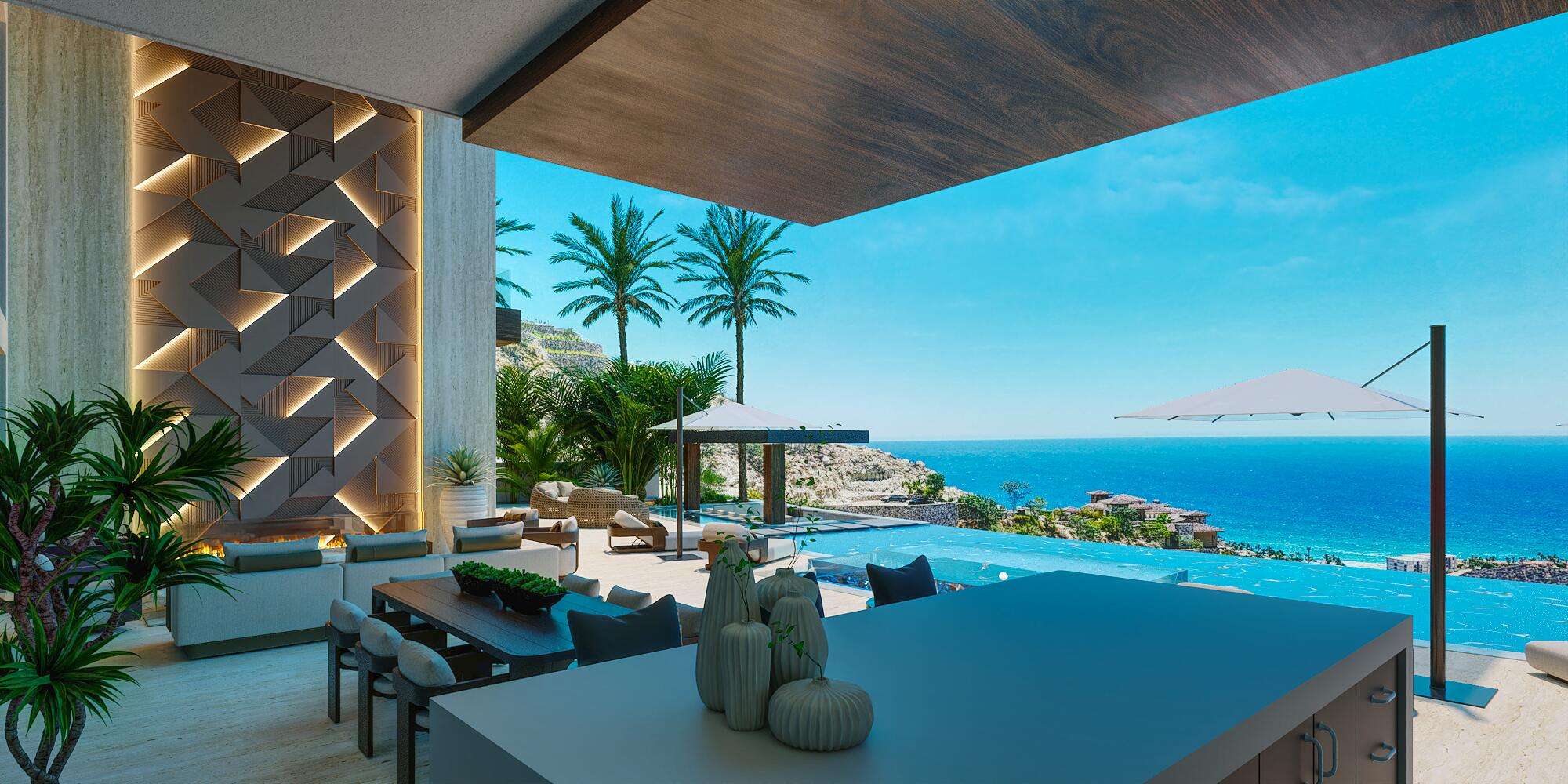 Cabo Luxury Cove Club Casa SerenaAn architectural marvel that seamlessly blends the wonder of the Baja with the beauty and serenity of the Mar de Cortez. Thoughtful sight lines frame beautiful vistas from every room making the home feel like you're living in a resort and private estate at the same time. Designed as a retreat for family and friends by one of the most recognized and renowned architects in Mexico, Jacinto Avalos, Casa Serena blends the attention to detail and fine Mexican craftsmanship appropriately honoring its iconic location. Maintained with an open check book and live in staff, this ocean front masterpiece is now ready for the next fortunate family to make memories and leave their own legacy at Casa Serena. – Querencia Colinas 75, San Jose Corridor, San Jose Corridor, BS