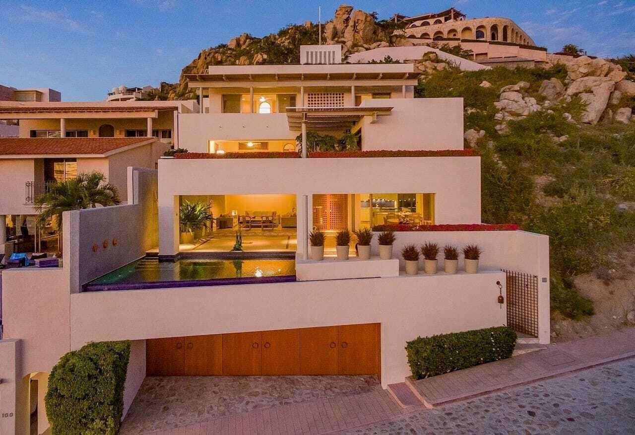 Cabo Luxury Pedregal Csl This architect-designed luxury villa for sale in El Pedregal, Cabo San Lucas sits on one of the most exclusive addresses on the Pacific side of Land's End. Casa Alcaravan offers 6,536 sq ft across 5 bedrooms and 5 bathrooms, with 4,384 sq ft of air-conditioned living space and 3,267 sq ft of decks built for ocean- – Casa Alcaravan, Cabo San Lucas, BS
